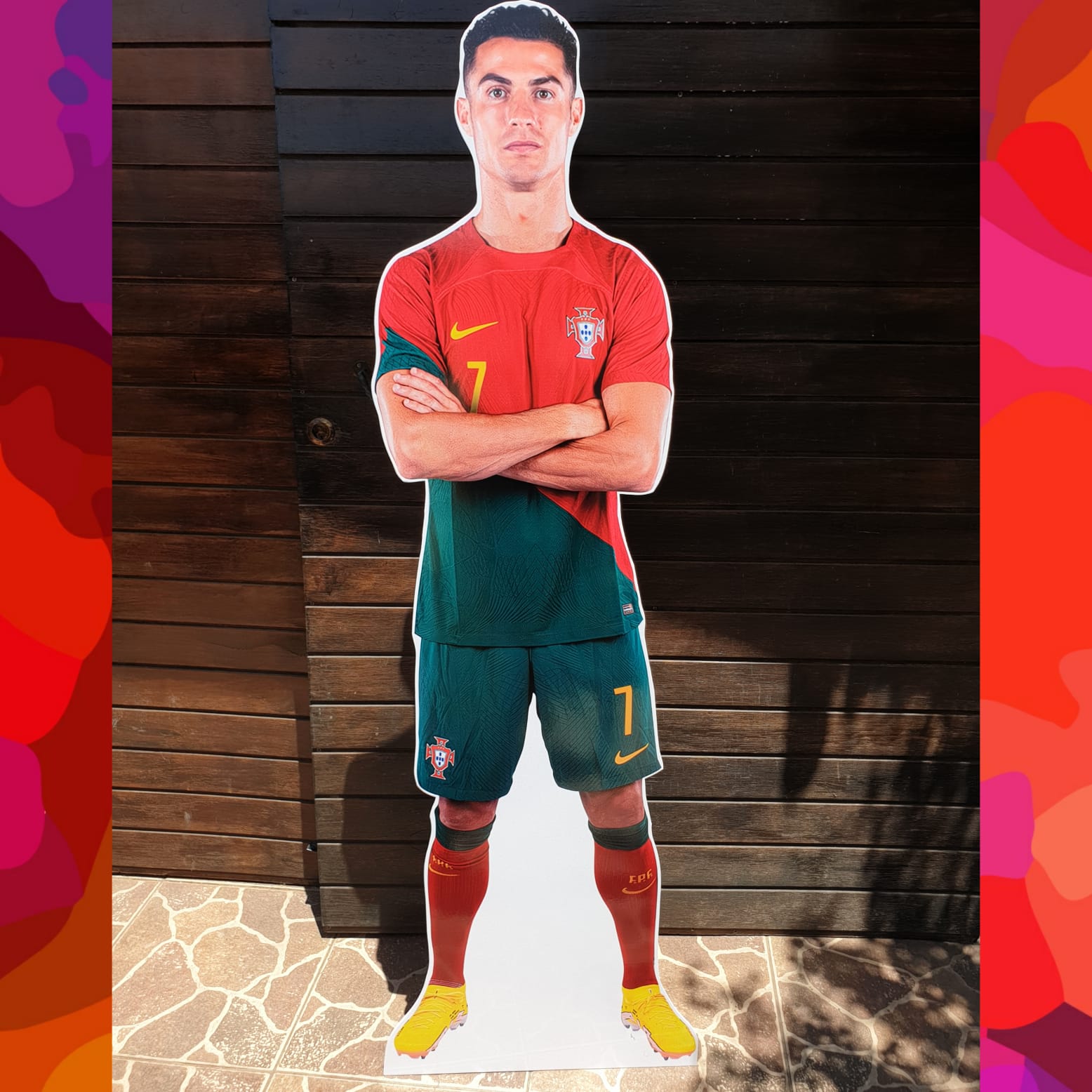 Figura Foam Cristiano Ronaldo Portugal 1.80cm.