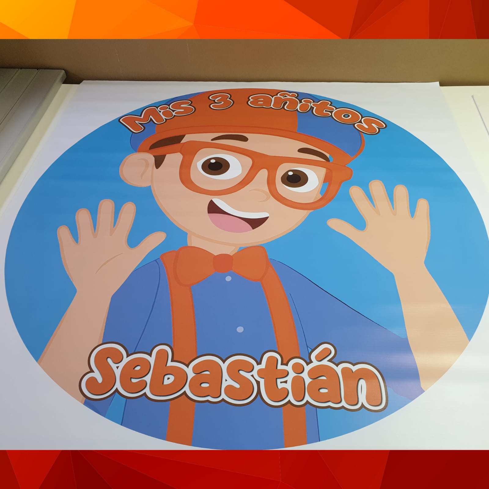 Pendón Circular Blippi