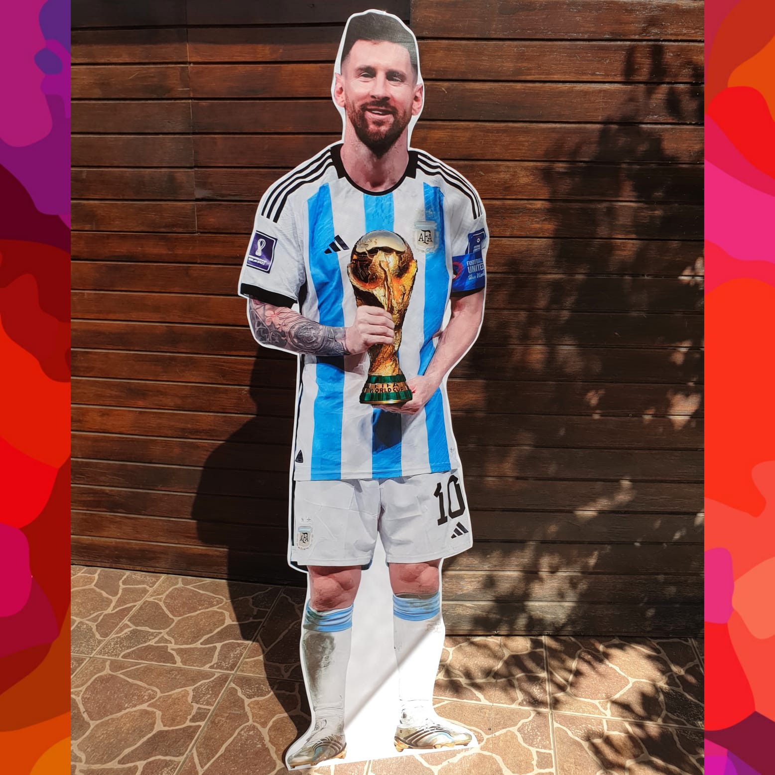 Figura Foam Messi Argentina 1.80 cm.