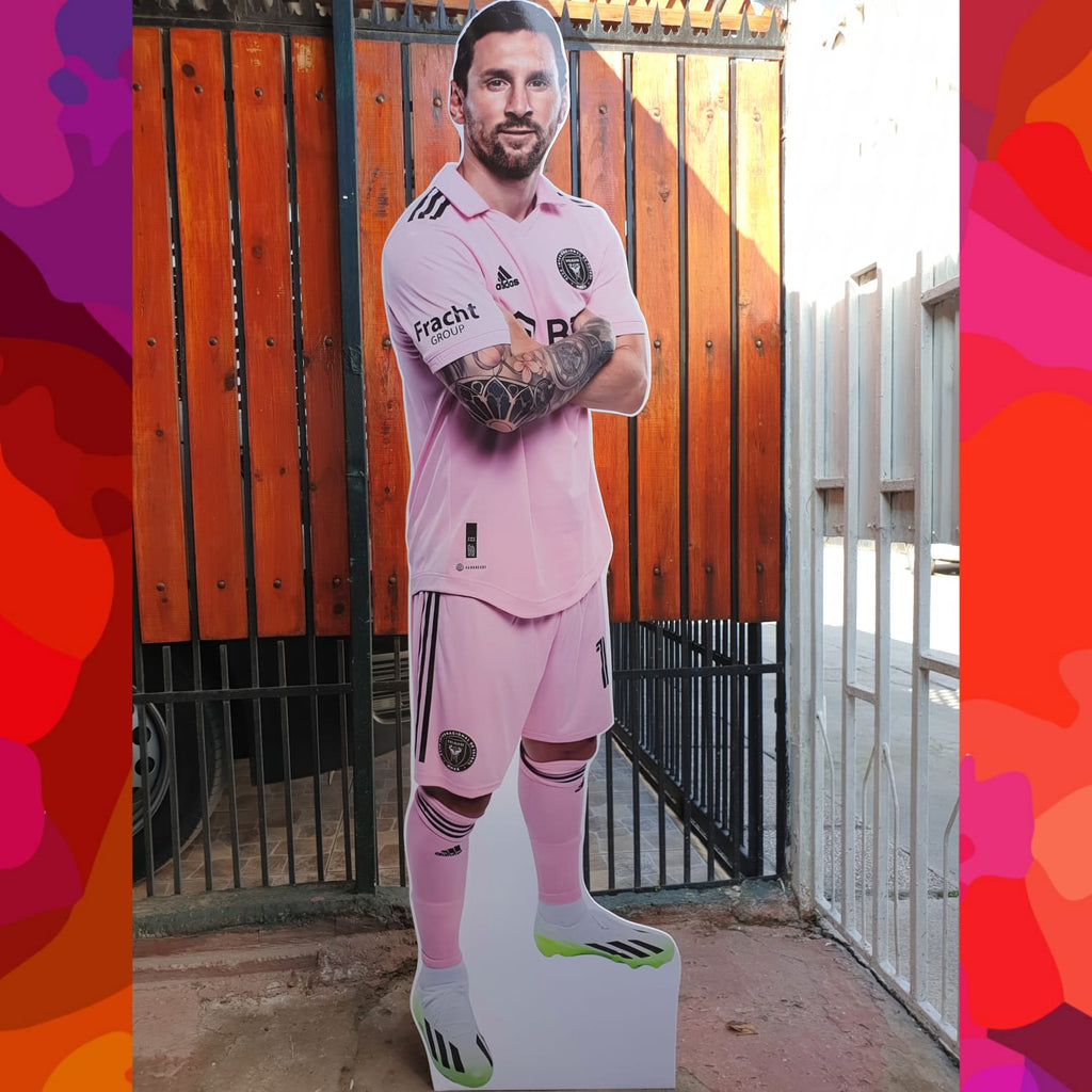 Figura Foam Messi Inter Miami 1.80cm.