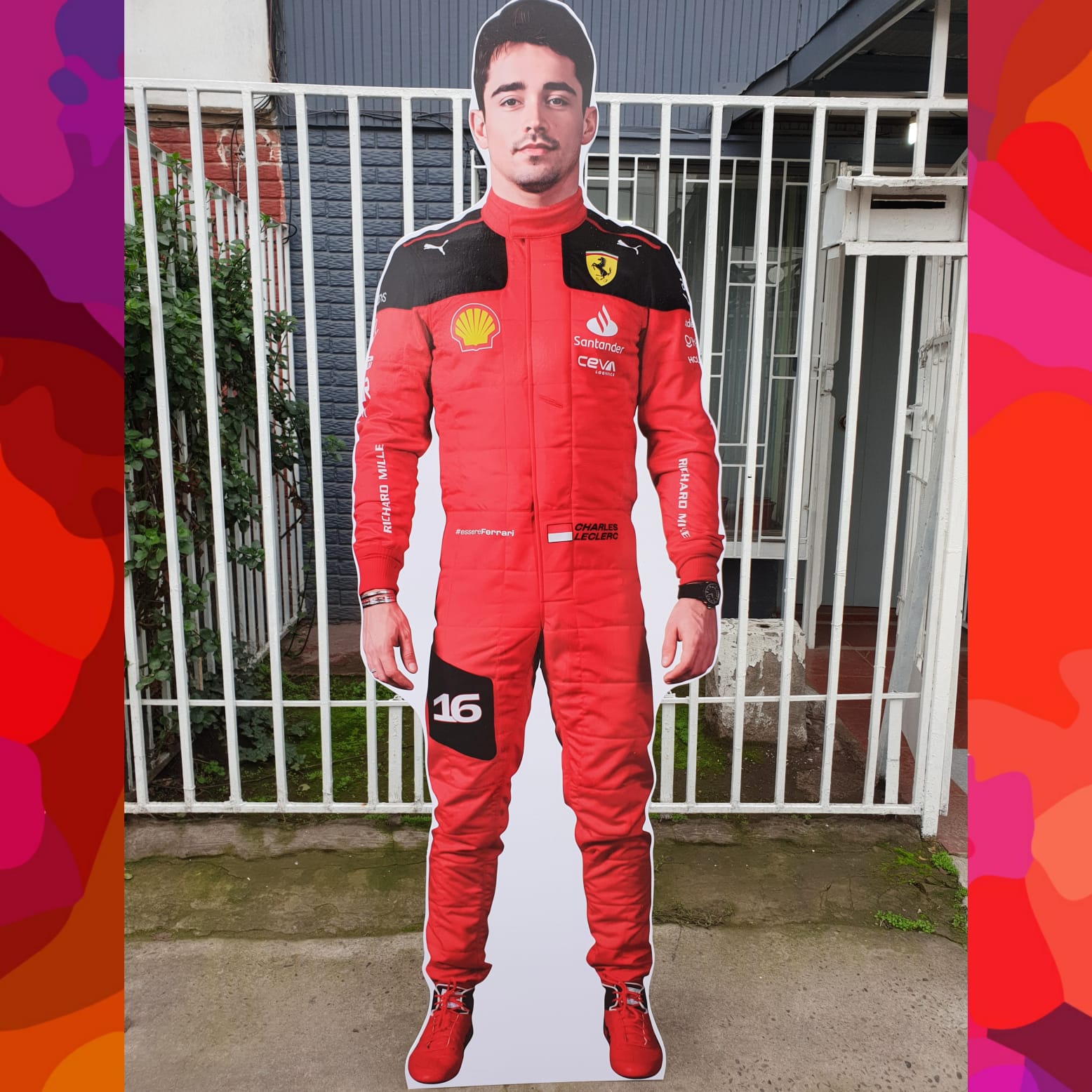 Figura Foam Charles Leclerc 1.80cm.